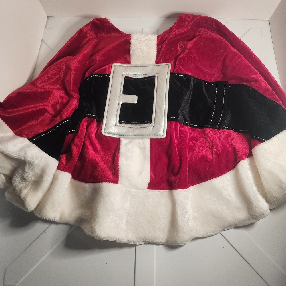 Santa Belt Christmas Tree Shirt